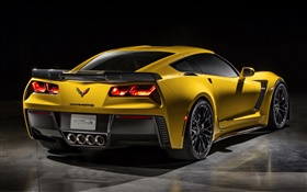 2015 Chevrolet Corvette Z06 supercar rear view