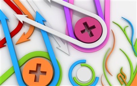 3D arrow symbol HD wallpaper