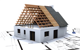 3D house design HD wallpaper