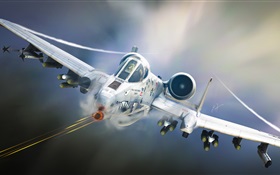 A-10 Tankbuster, attack aircraft HD wallpaper
