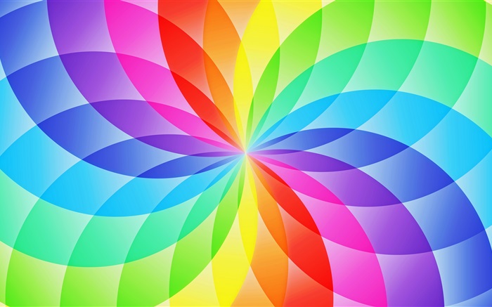 Abstract circle sector, colorful flower Wallpapers Pictures Photos Images