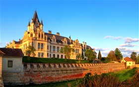 Austria, buildings, Castle Grafenegg HD wallpaper