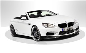 BMW M6 F13 white car HD wallpaper