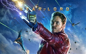 Chris Pratt as Star-Lord, Guardians of the Galaxy HD wallpaper