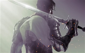 Dark Souls 2, warrior HD wallpaper