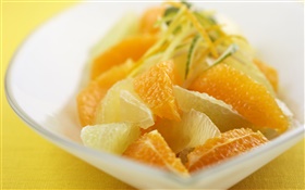 Fruit dessert, orange flesh HD wallpaper