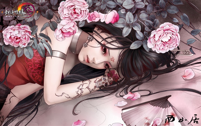 JX three online version, girl sleep Wallpapers Pictures Photos Images