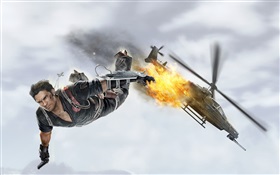 Just Cause 3, jumped out of the aircraft HD wallpaper