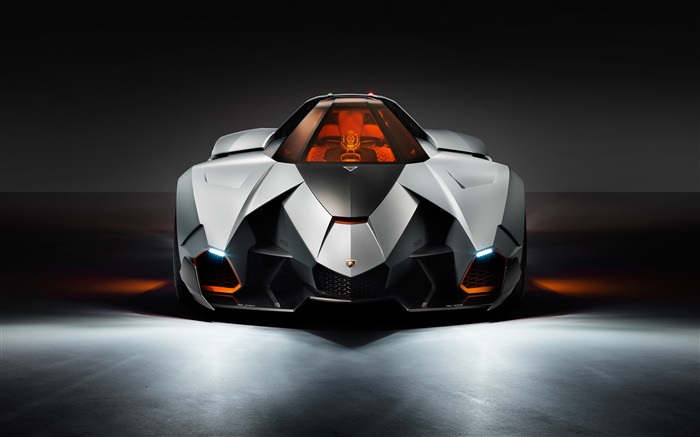 Lamborghini Egoista supercar front view Wallpapers Pictures Photos Images