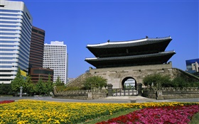 Namdaemun Gate, Seoul, Korea HD wallpaper