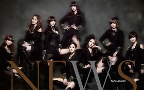 Nine Muses, Korea music girls 02 HD wallpaper