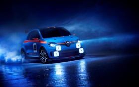 Renault TwinRun blue concept car