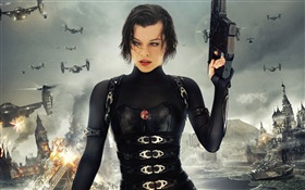 Resident Evil 5: Retribution, Milla Jovovich HD wallpaper