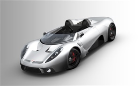 Scuderia Bizzarrini P538 supercar front top view