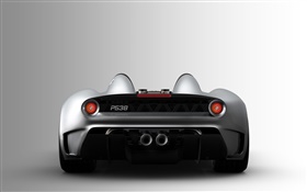 Scuderia Bizzarrini P538 supercar rear view