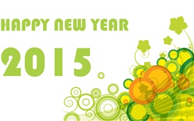 Vector creative, Happy New Year 2015 HD wallpaper