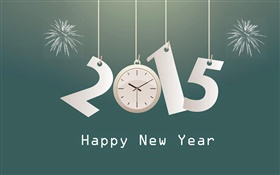 Vector design 2015 New Year HD wallpaper