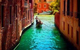 Venice, tourism, river, boat HD wallpaper