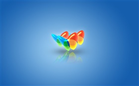 Windows pictures, butterfly HD wallpaper