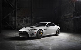 2014 Jaguar XKR-S GT white car HD wallpaper