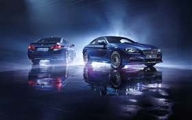 2015 Alpina BMW two blue cars