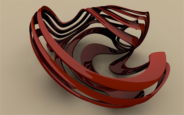 3D brown curve Wallpapers Pictures Photos Images