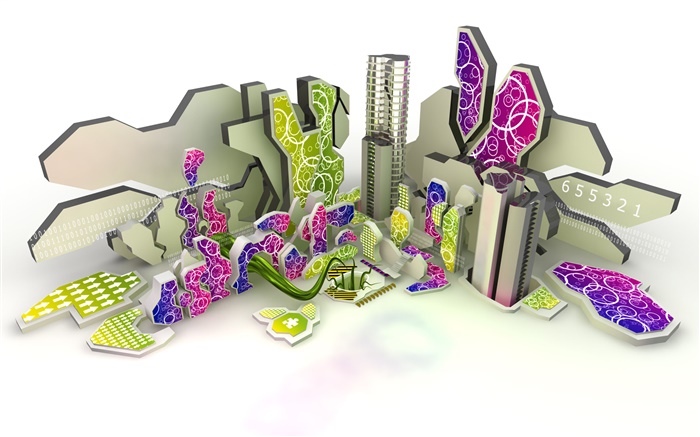 3D creative city Wallpapers Pictures Photos Images