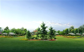 3D design, park