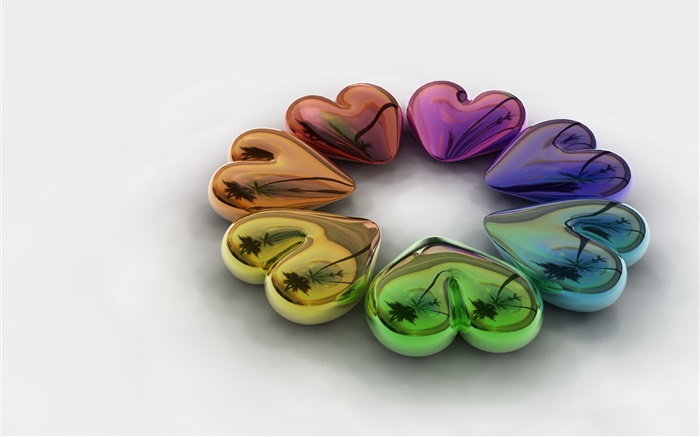 3D love hearts Wallpapers Pictures Photos Images