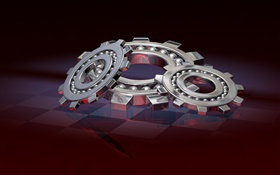 3D pulley HD wallpaper