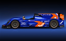 Alpine Nissan N 36 blue race car HD wallpaper