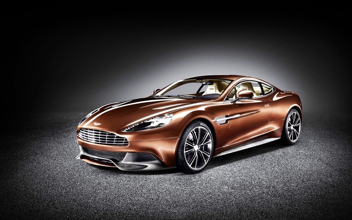 Aston Martin AM310 Vanquish brown car Wallpapers Pictures Photos Images