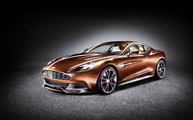 Aston Martin AM310 Vanquish brown car HD wallpaper