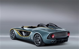 Aston Martin CC100 Speedster concept supercar rear view HD wallpaper