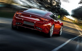 BMW M9 Radion Concept red car HD wallpaper