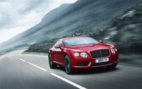 Bentley Continental GT V8 red car