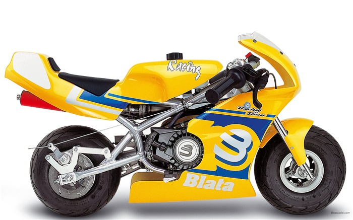 Blata Minibike yellow motorcycle Wallpapers Pictures Photos Images