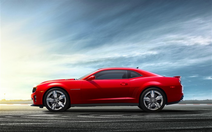Chevrolet Camaro red car Wallpapers Pictures Photos Images