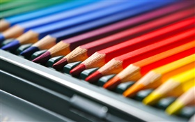 Colorful pencils HD wallpaper