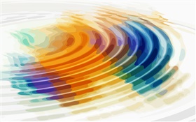 Colorful water wave HD wallpaper