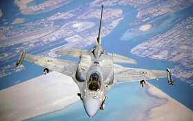 F-16 fighter, Fighting Falcon HD wallpaper