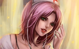 Fantasy girl, beautiful nurse HD wallpaper