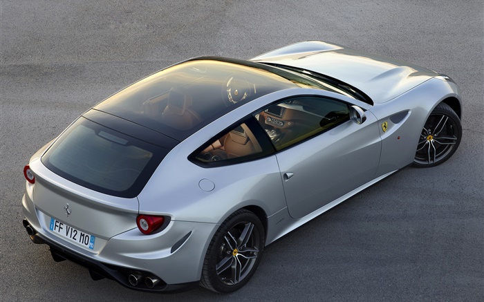 Ferrari FF GT supercar top view Wallpapers Pictures Photos Images