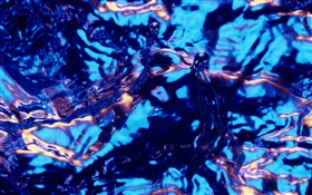 Flow water close-up HD wallpaper