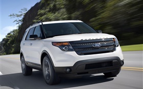 Ford Explorer car front view HD wallpaper