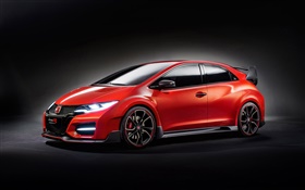 Honda Civic Concept red car HD wallpaper
