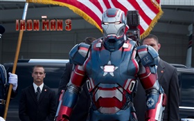 Iron Man 3, movie widescreen HD wallpaper