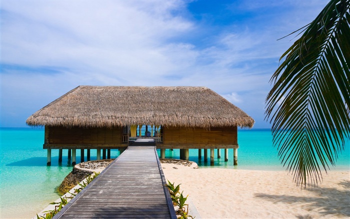 Leisure huts, coastal, corridor Wallpapers Pictures Photos Images