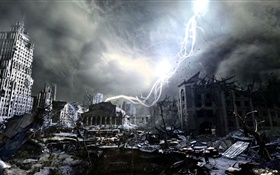 Metro: Last Light, city ruins HD wallpaper