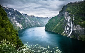Norway Geiranger Fjord, beautiful landscape